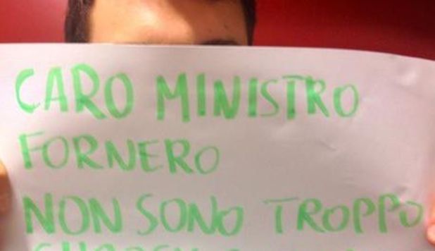 FORNERO: 'I GIOVANI NON SIANO SCHIZZINOSI'. BOOM DI PROTESTE SU TWITTER - GUARDA - 22/10/2012